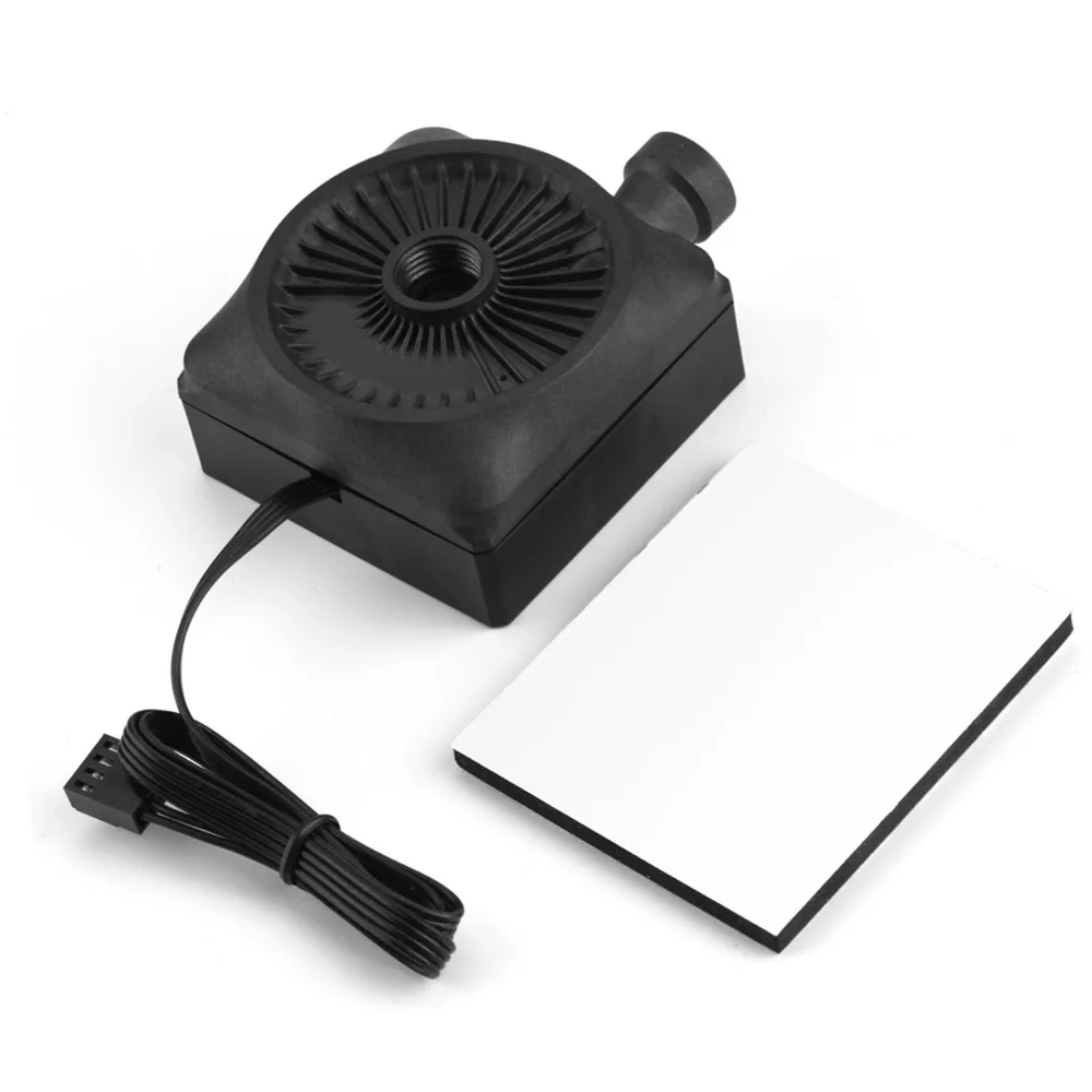 

Low Noise 450L/h CPU Water Pump G1/4 Thread 12V 0.6A Ultra Quiet Pump Water Cooling Pump Computer Water Cooling