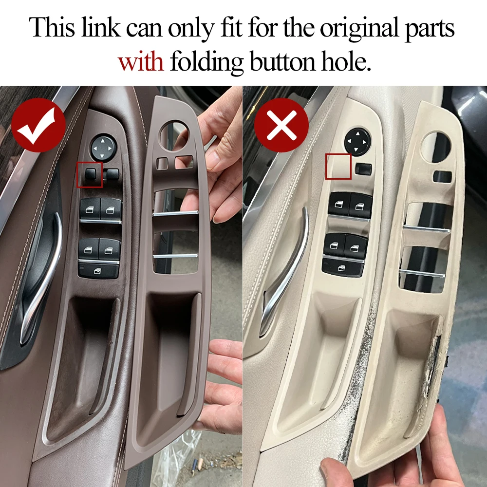 Front Door Inner Handle Interior Door Panel Driver\'s Seat Switch Frame Storage Box Cover For BMW 5 Series F10 F11 F18 520 523