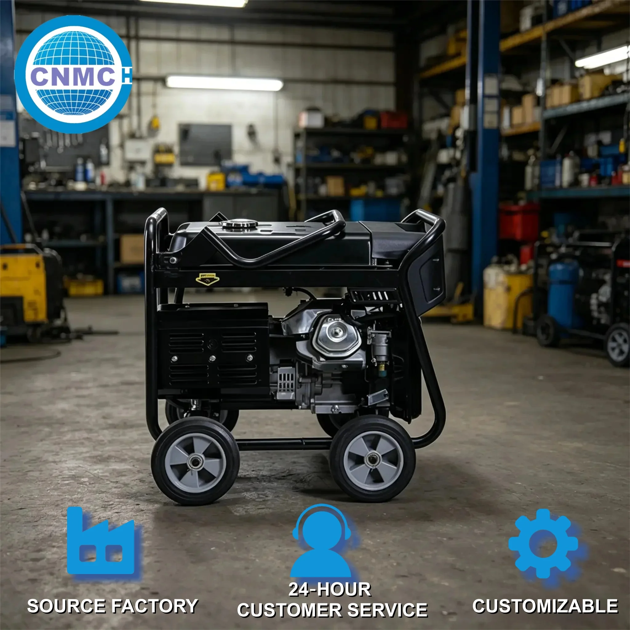 CNMC 5KW 6KW 7.5KW 9KW 9.5KW Open Frame Portable Petrol Generator 50HZ 220V Generators for Home Electricity CE EPA Certified
