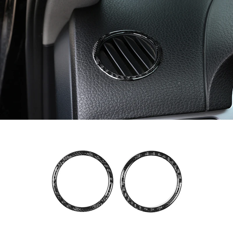 

For 2011-2018 Volkswagen Touareg Carbon Fiber Interior Modification Instrument Outlet Ring Decoration Car Accessories Car Play