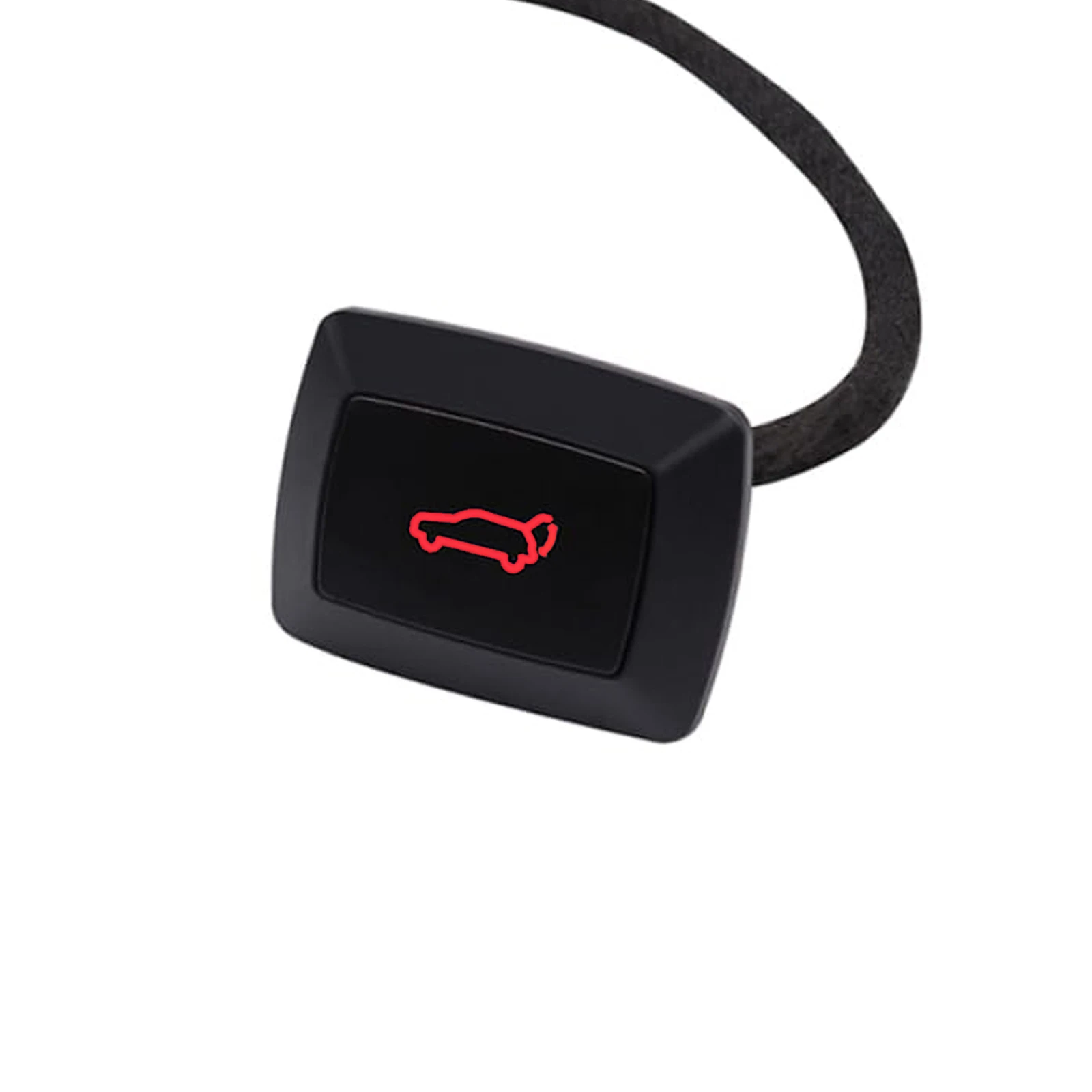 12V Auto-Kofferraum-Druckschalter, Elektrische Heckklappe, Momentaner EIN/AUS-Schalter mit Roter LED-Beleuchtung, Kofferraumöffner
