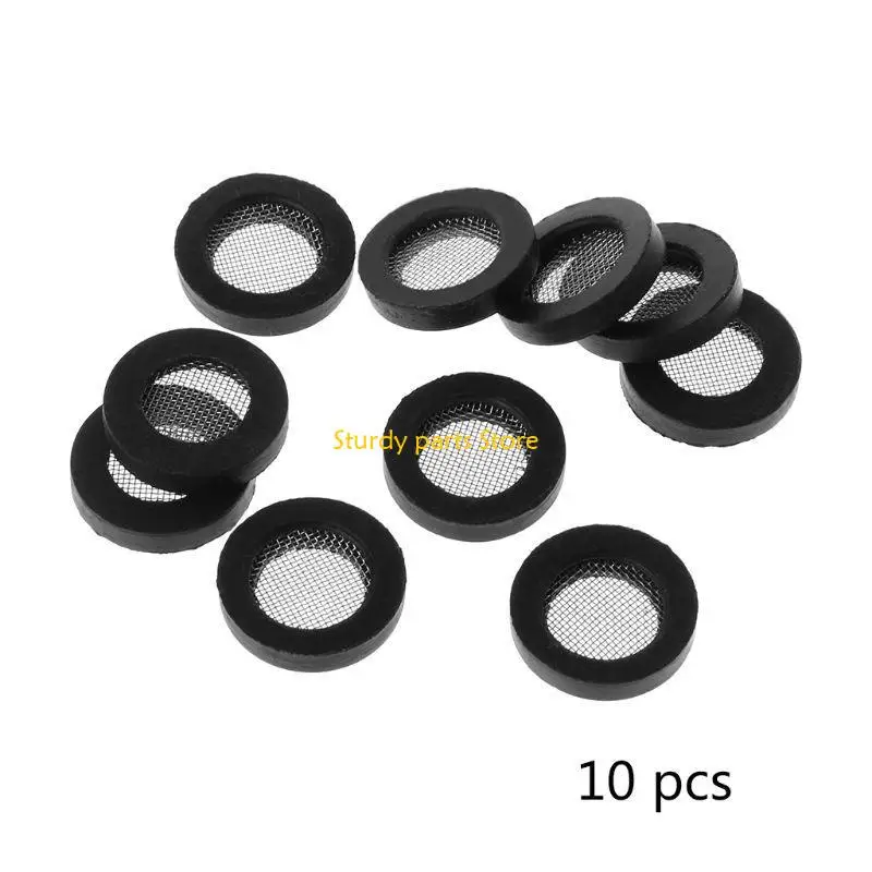 

97QC 10pcs O Ring Rubber Gaskets With Net Hose Seal Washers For Shower for Head Inlet