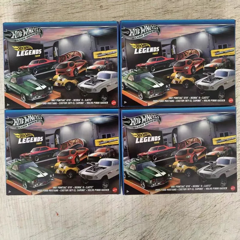 Hotwheels JBY78 79 80 zamac ستة هدية مجموعة صناديق BMW مرسيدس سبيكة نموذج سيارة جمع هدية سطح المكتب عيد الميلاد عيد ميلاد