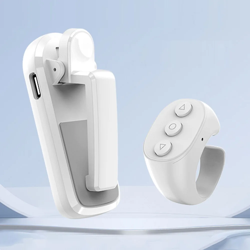 Fingertip Ring RC Page Turners Lightweight Wireless Remote Tablets Page Multifunction Page Turner Clicker for Kindle & Tablet