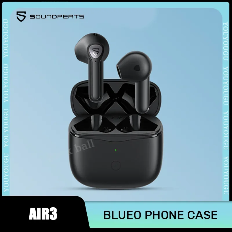 Беспроводные игровые Bluetooth наушники SoundPEATS Air3, игровые наушники-вкладыши Enc Ipx4, водонепроницаемая Спортивная мини-гарнитура с шумоподавлением, подарок