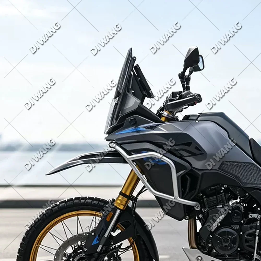 For 2026 COLOVE KOVE 800X Motorcycle Clear Heightened Windshield Chest‑Protection Wind Deflector Mod Accessories