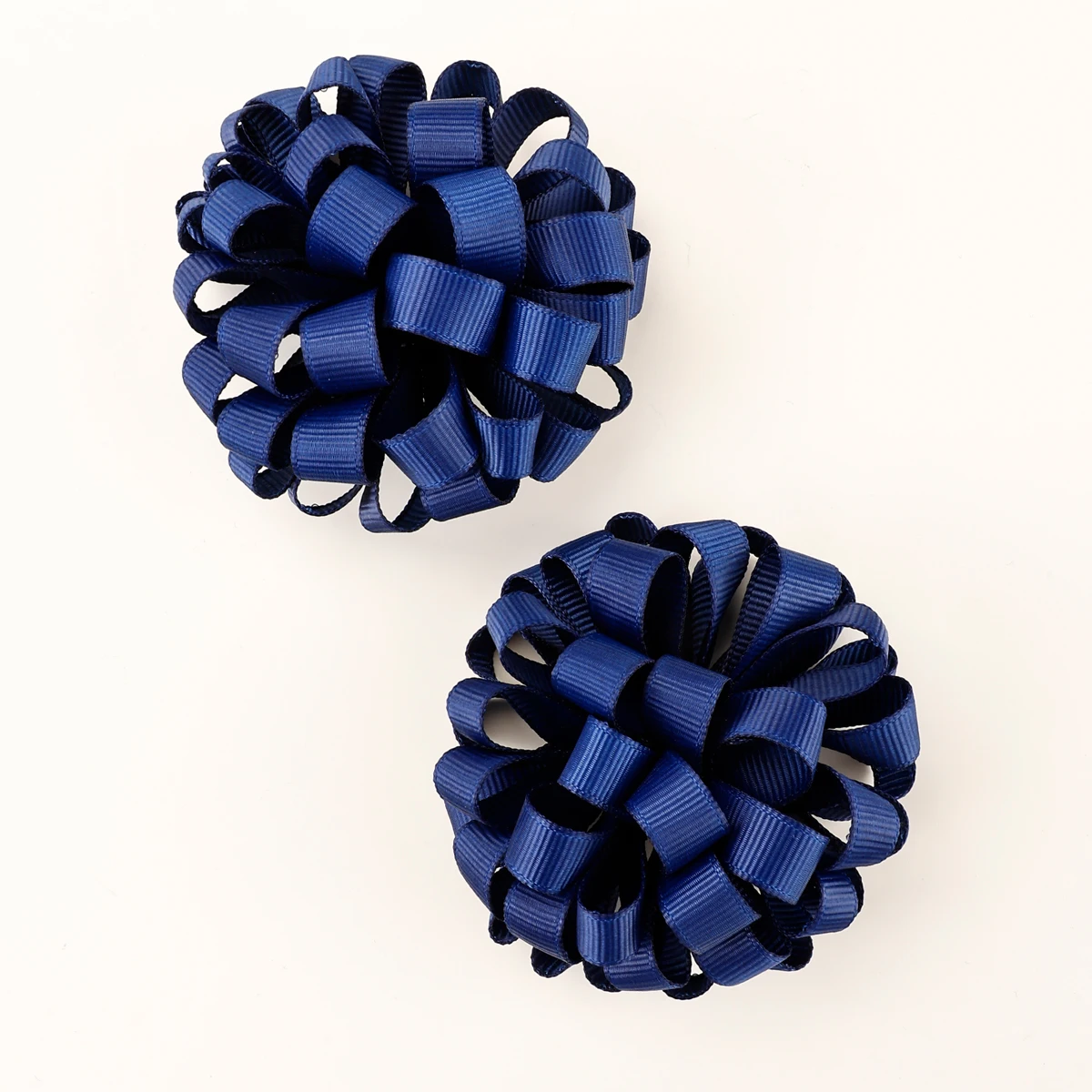 2 Stuks Hortensia Bloem Haar Clips Kleurrijke Lint Haarspelden Dot Bloemen Barrette Voor Meisjes Kinderen Hoofddeksels Haaraccessoires