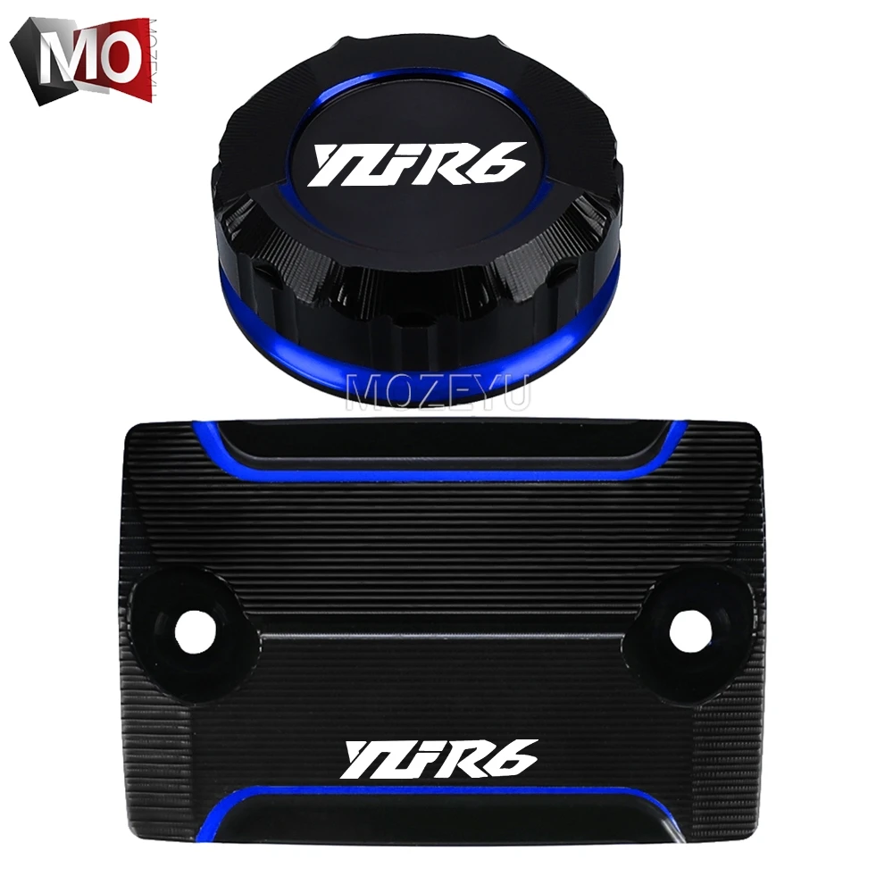 

For YAMAHA R6 YZF R6 YZF-R6 YZFR6 2010-2022 2023 2024 2025 Front Rear Brake Fuel Tank Cap Oil Filler Cap Protection Accessories