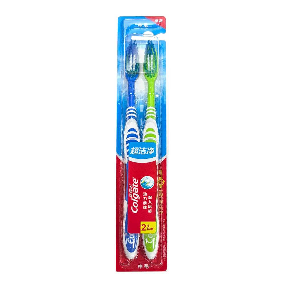 Colgate Style Soft Medium Bristle Toothbrush Unisex Ergonomic Handle Family Home Travel Portable Oral Care Cleaning Toothbrush