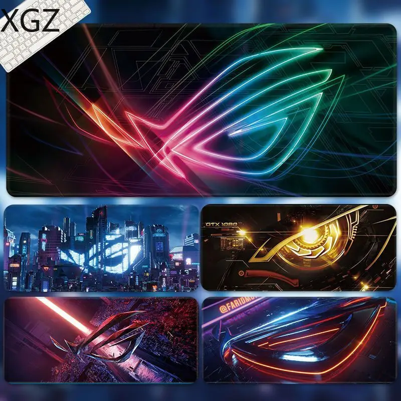 

New ROG Prodigal Eye Mouse Pad 900×400cm Large Keyboard Desk Pad Suitable for E-Sports Games Office Fine Seams Cleanable