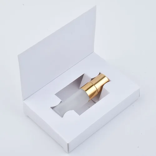 Imagen 2 del producto 20 unids/lote 3ml 5ml 10ml atomizador de perfume cajas de papel personalizables y botella de Perfume de vidrio con embalaje de atomizador