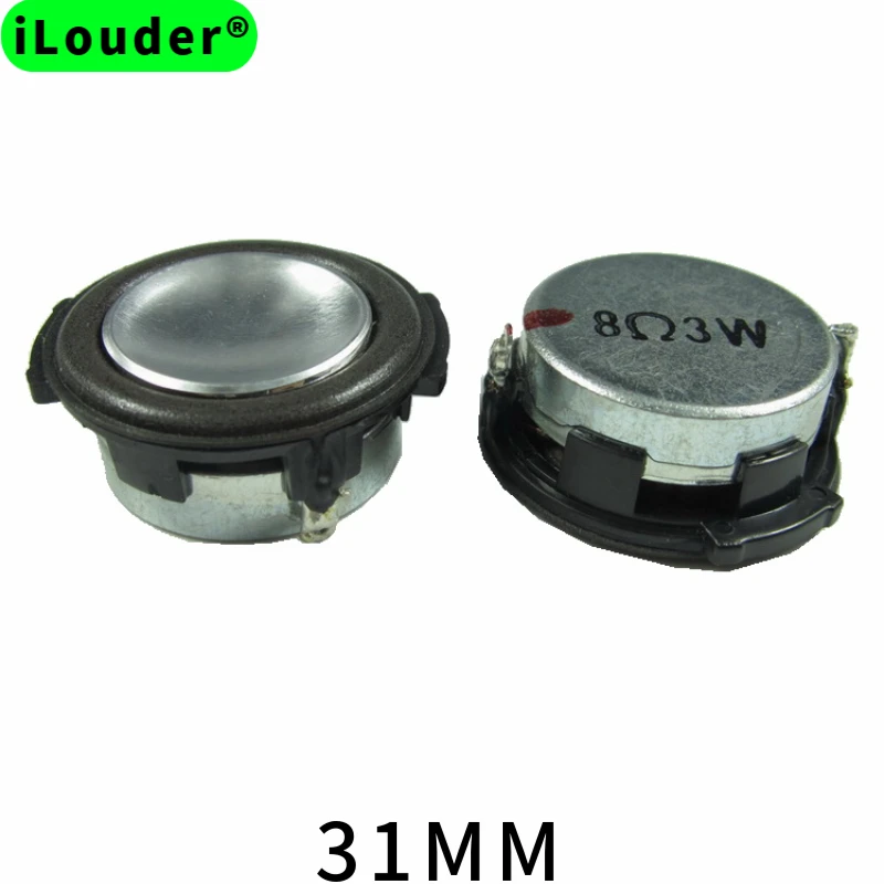 Factory 31MM Foam Edge Round Speaker 4Ω/8Ω Optional RMS Power 3W Neodymium-Magnet 1.25 Inch Plastic Frame Full Range Speaker