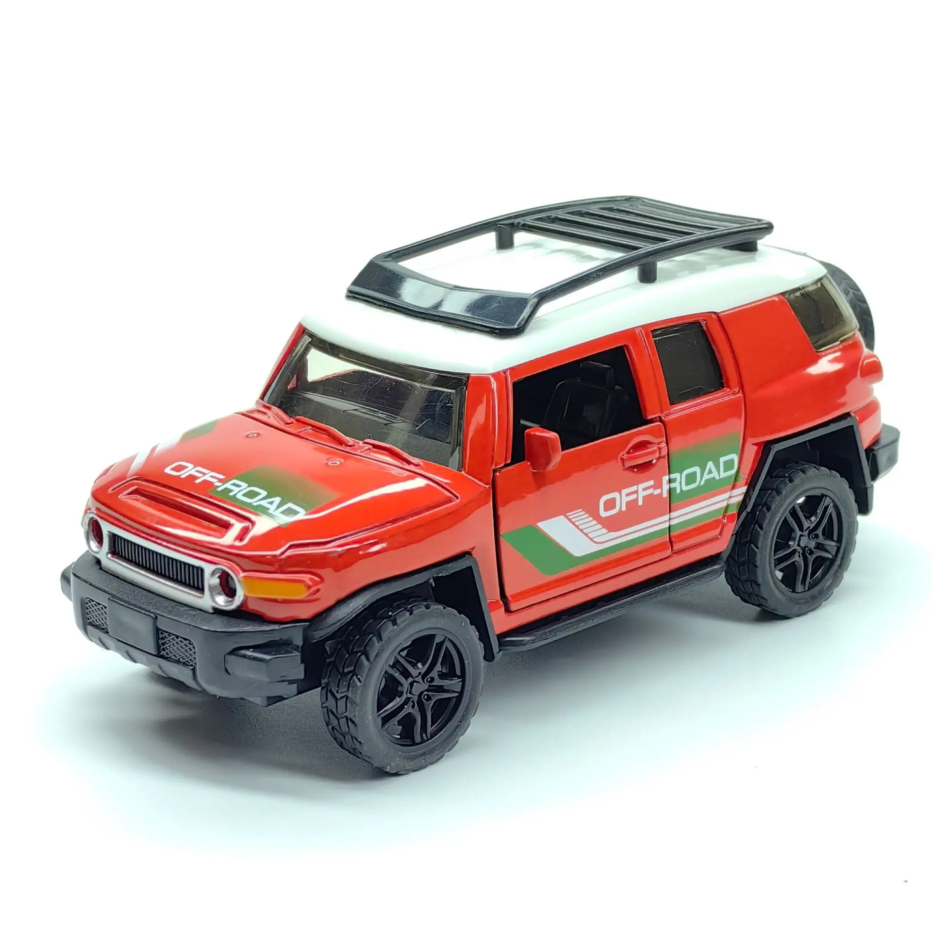 Spielzeugauto 1:36 Outdoor Hardcore Geländewagen Simulation Legierung Zurückziehen Kinderspielzeug Offene Tür Modellauto Großhandel