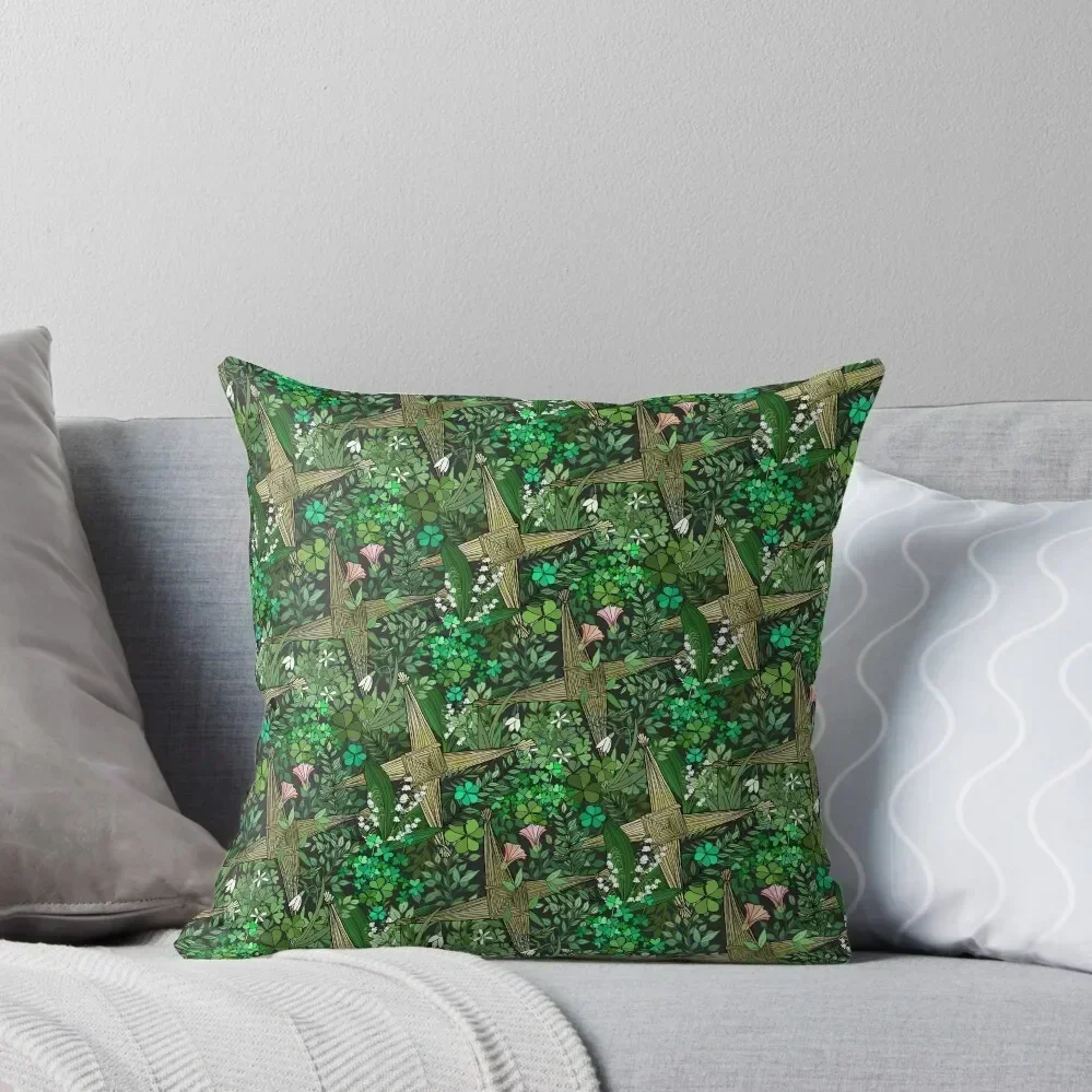 

Saint Brigid's Cross in the Celtic Spring Throw Pillow christmas pillow case anime girl bed pillows pillow