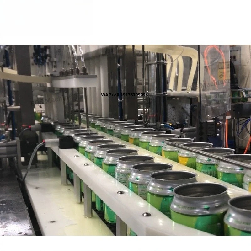 Factory Price Craft Beer Canning Line Soda Water Can Packing Filling Capping Machine