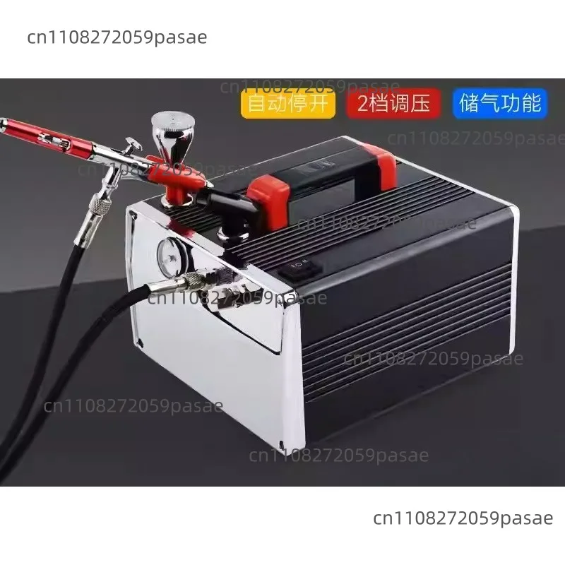 

HS-316 Air Compressor: Portable Desktop Air Compressor for Airbrushing and Painting Model Kits