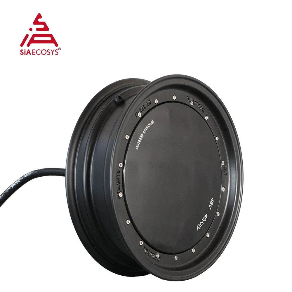 QSMOTOR/SIAECOSYS QS273 13x3.5inch 4000W Single Shaft Hub Motor For Electric Motorcycle E-Car
