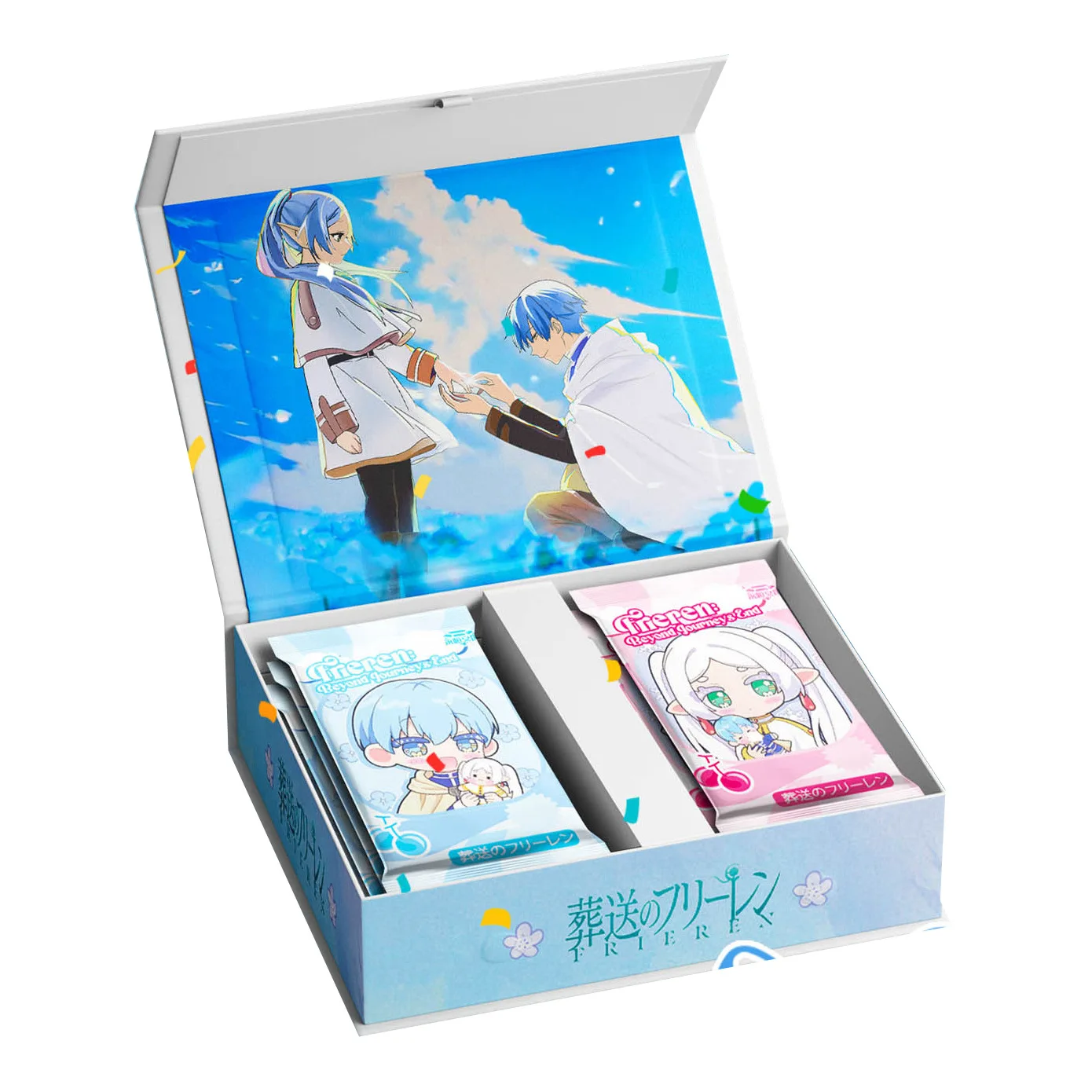 Frieren: Beyond Journey's End Anime-Sammelkarten Geschenkbox, Premium-Booster-Pack mit Seltenen Karten, TCG-Sammelkarten für Fans