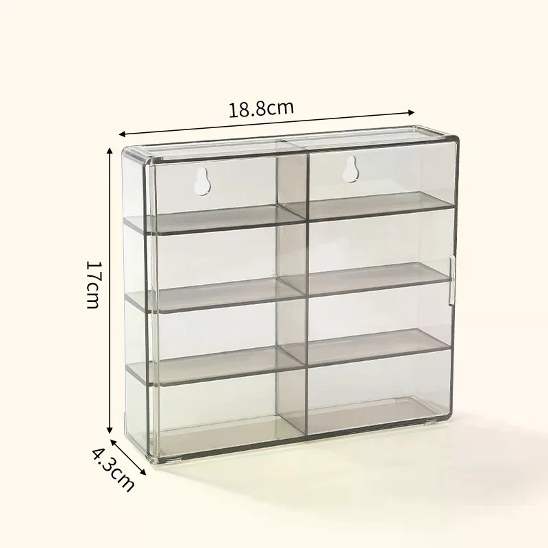 1:64 ディスプレイ用 モデル玩具 キャビネットラック 車用 ダイキャスト収納 アクリル製 防塵ディスプレイボックス