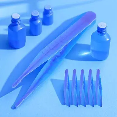 

6Pcs Heavy Duty Plastic Tweezers for Reptiles Feeding Strong Lizard Scorpion Spider Food Clip Reliable Handling Equipment