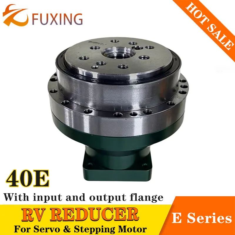 

RV-40E With Flange Gearbox High-precision Cycloidal Pinwheel RV Reducer Semi sealed Fully sealed 750w 1kw Servo Motor Robot Arm