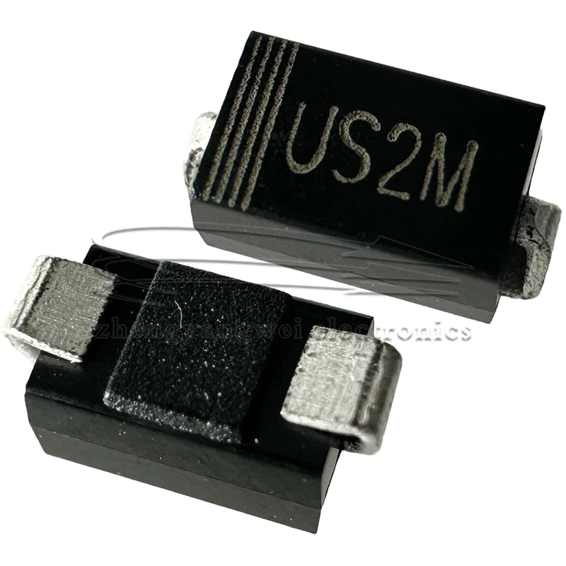 US2MA SMA 2A 1000V DO-214AC 50PCS Fast Recovery Rectification High Efficiency Diode