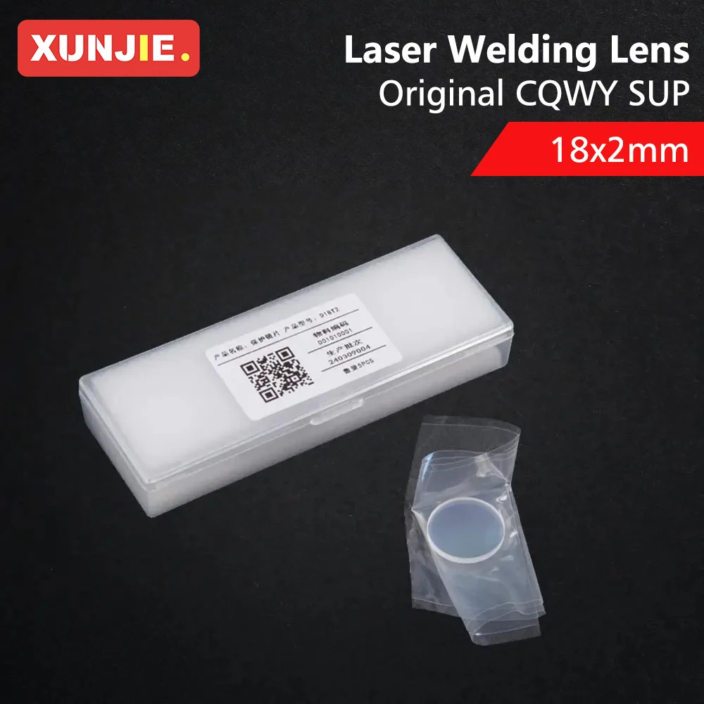 50 Teile/los Original Laser Schweißen Schutz Windows 18x2mm CQWY SUP Schutz objektiv Für SUP20S SUP21T SUP23T WSX Laser Schweißen