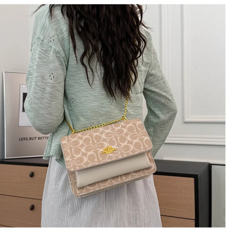 Women Chain Small Square Crossbody Bag New Arrival Fashion Versatile Shoulder Bag Premium Daily Casual Handbag