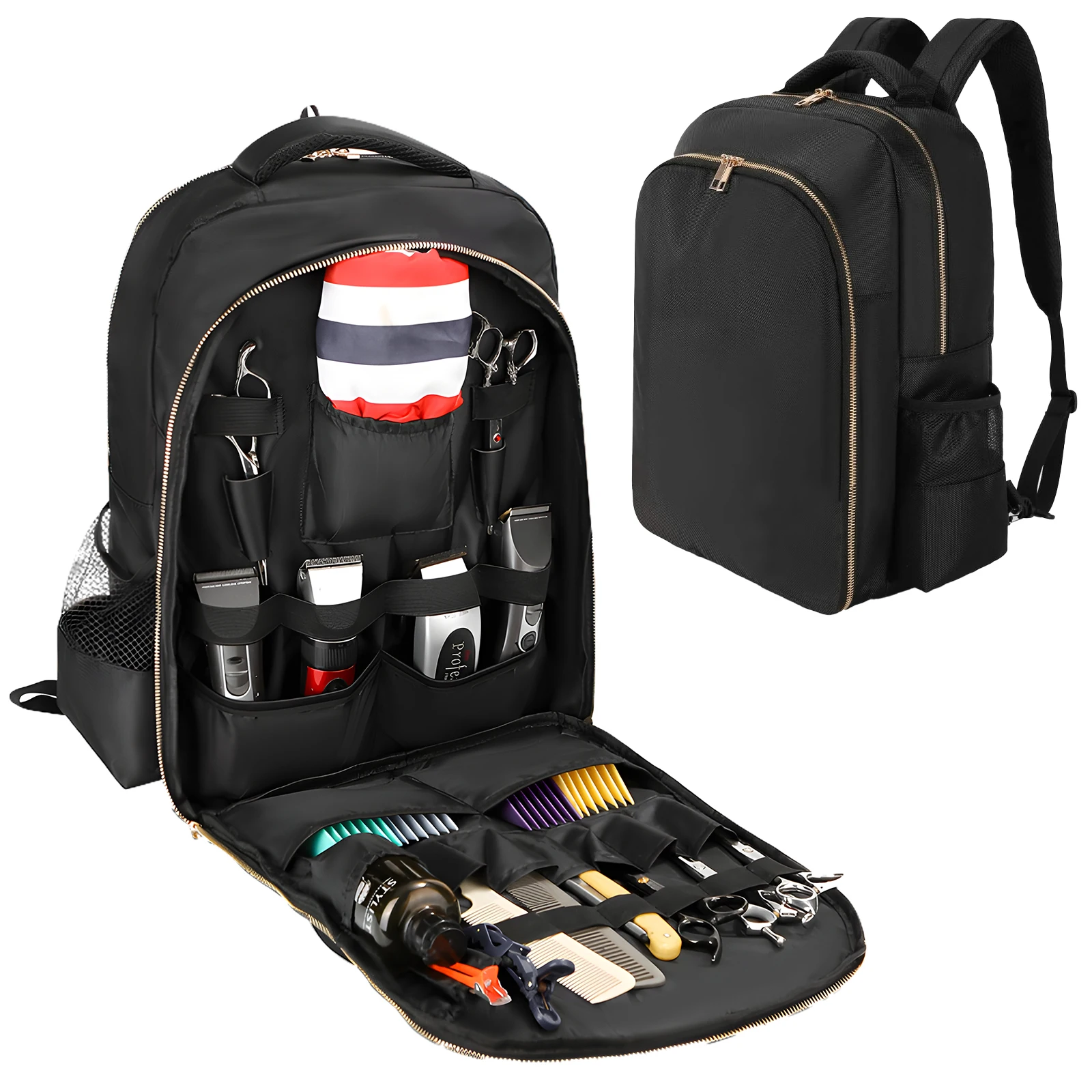 

Сумка для парикмахерских принадлежностей Alileader, дорожный рюкзак для мужчин, водонепроницаемый чехол для аксессуаров парикмахера