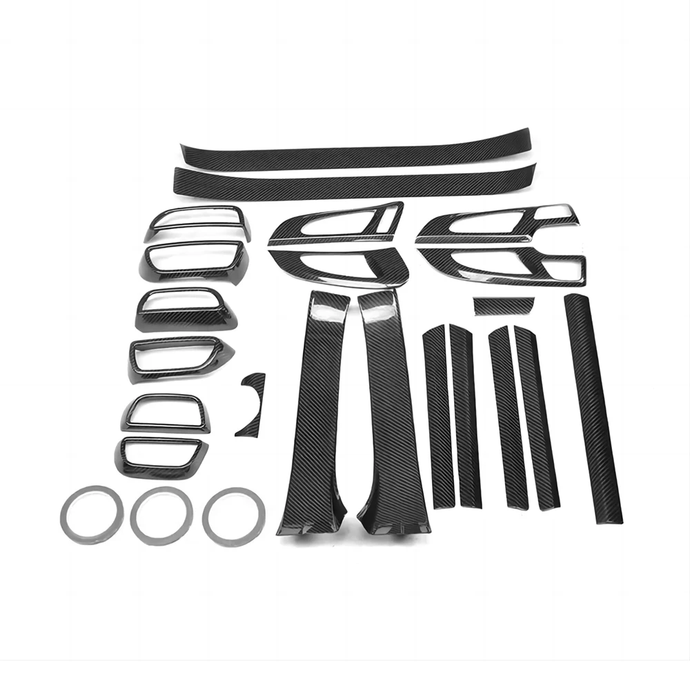 

Dry Carbon Fiber Interior Kit Panel Trims For Porsche Cayenne 92A GTS Turbo Sport 15-17 OEM Style