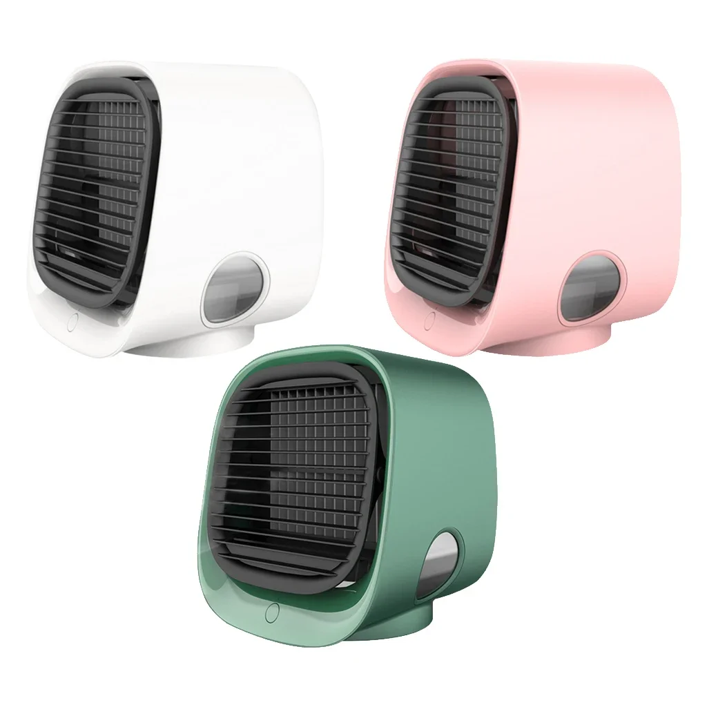 Air Cooler Mini Desktop Air Conditioner USB Water Cooling Fan Humidifier Purifier Summer Night Light