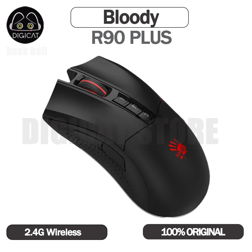 

A4tech Bloody R90 Plus Gaming Mouse 2.4G Wireless Mouse 60 Hours Long Playtime Lightweight Mice FPS Esports Gamer Mouse Gifts