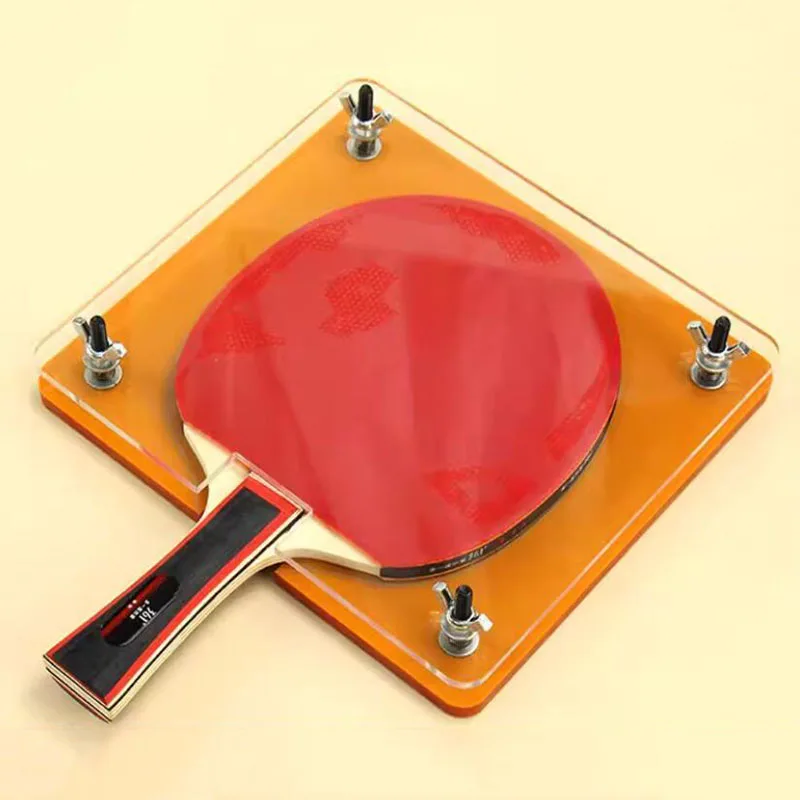 Table Tennis Racket Rubber Pressing Tool Kit with Glue Roller and Cutter