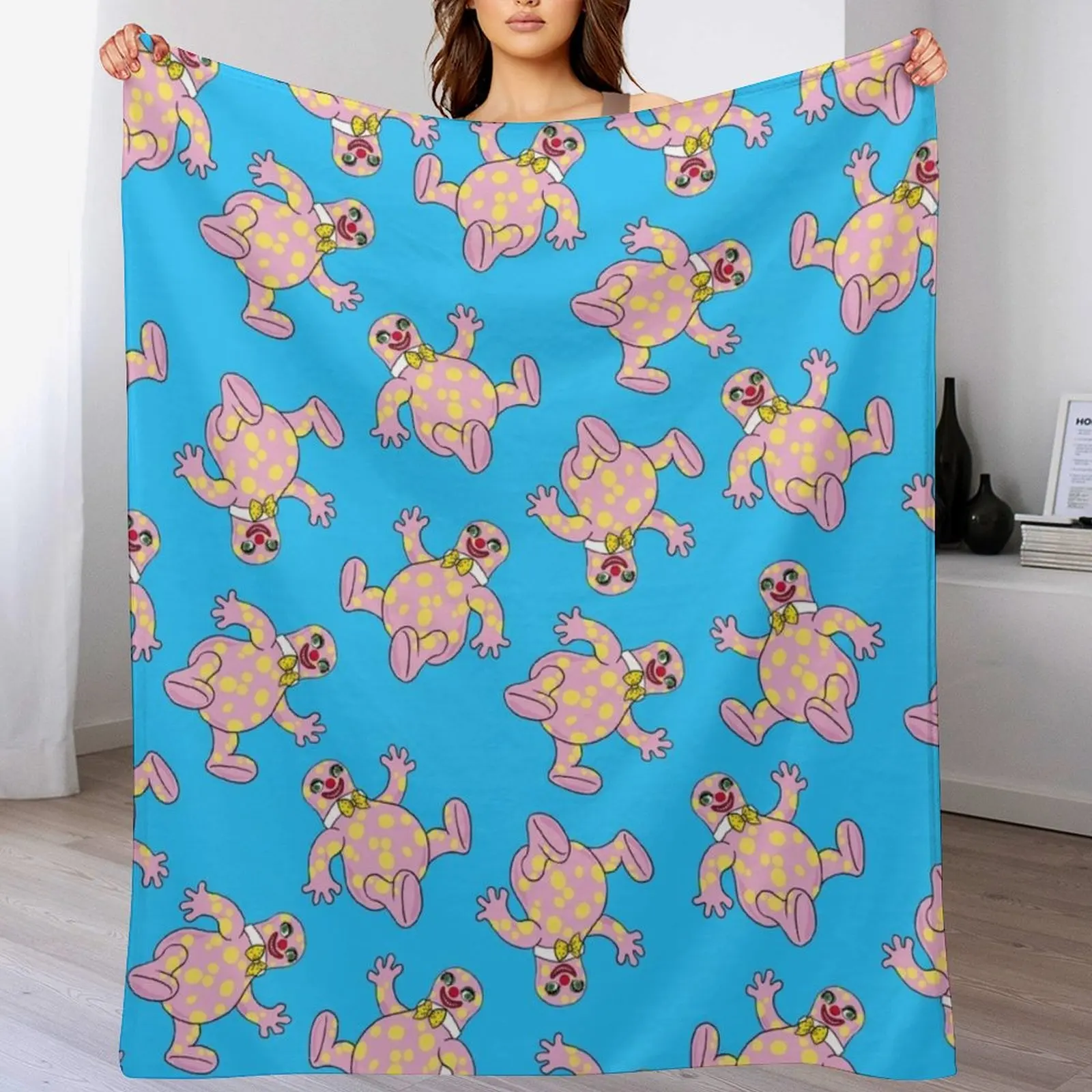 Blobby Blobby Blobby Throw Blanket manga warm for winter for sofa Weighted Blankets