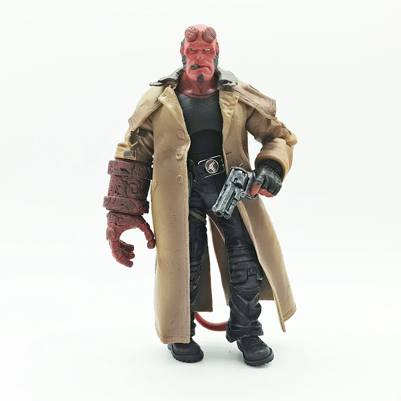 Mezco Studio Hellboy 7 بوصة الشكل أنيمي خندق البديل Hellboy سامريتان بولي كلوريد الفينيل Hellboy نموذج لجسم لعبة دمية جمع هدية