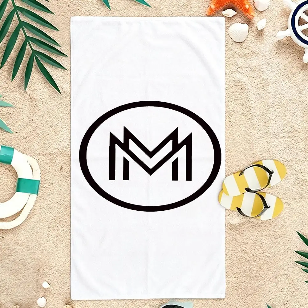 Coffee Brand M-M Stand Towel Microfiber soft Beach Towel for Travel Fitness Sauna Bathing Camping