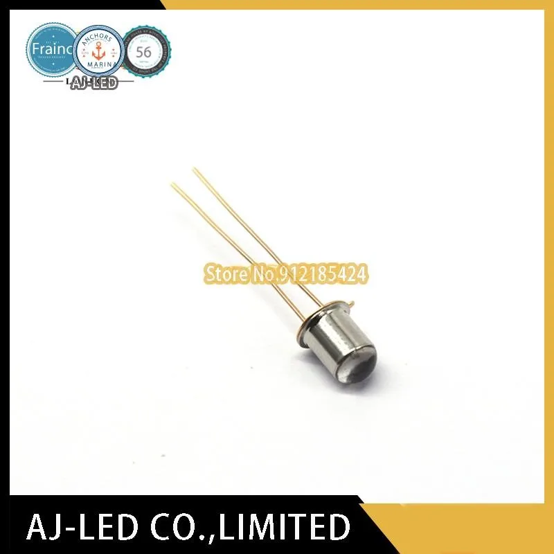 

10pcs/lot 2CU2B photodiode phototransistor metal infrared receiver tube 5MM wavelength 880nm light control circuit