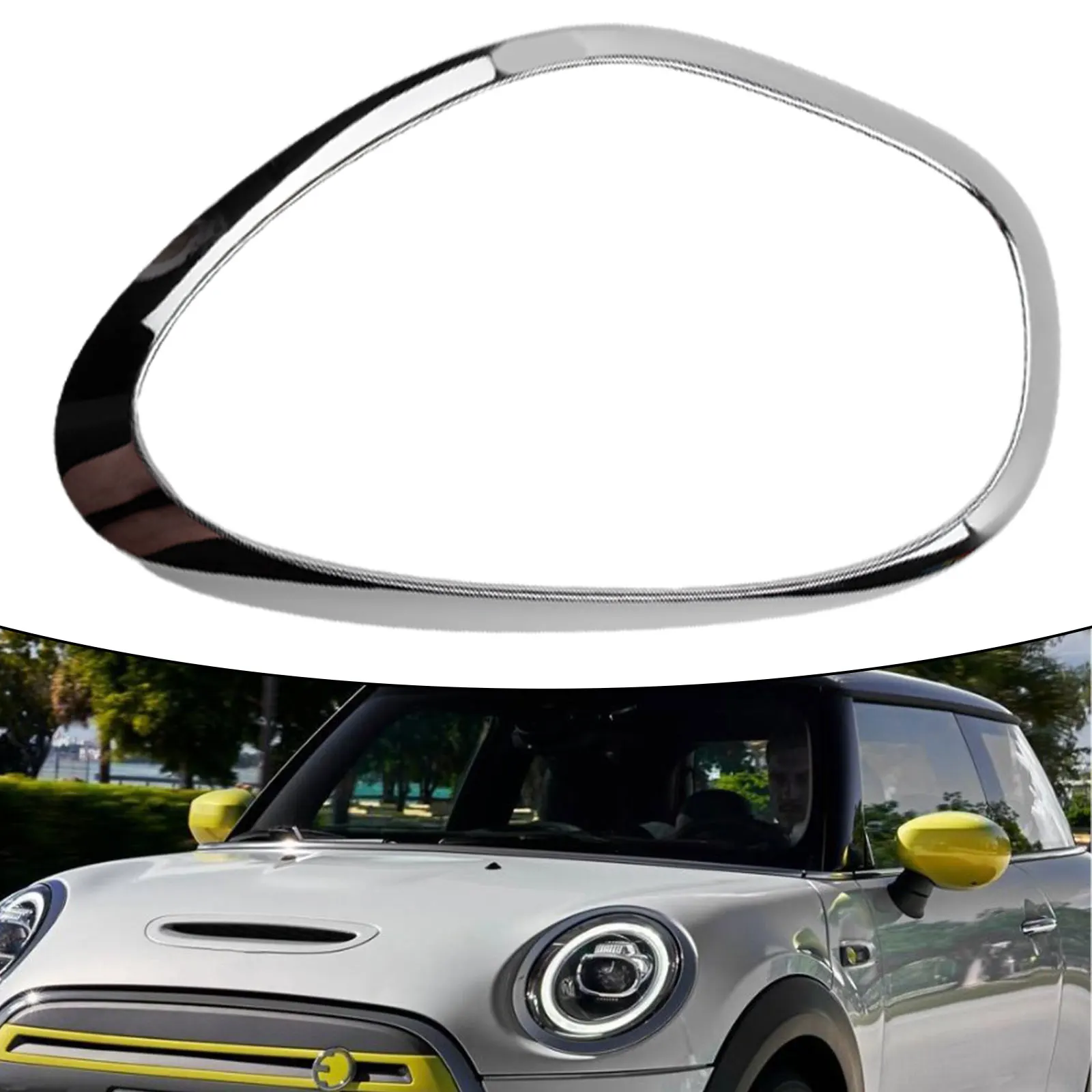 

Для Mini Cooper Countryman рамка фары накладка на крышку лампы хромированная гальваническая серебристая автомобиль 2 шт. 51139801573