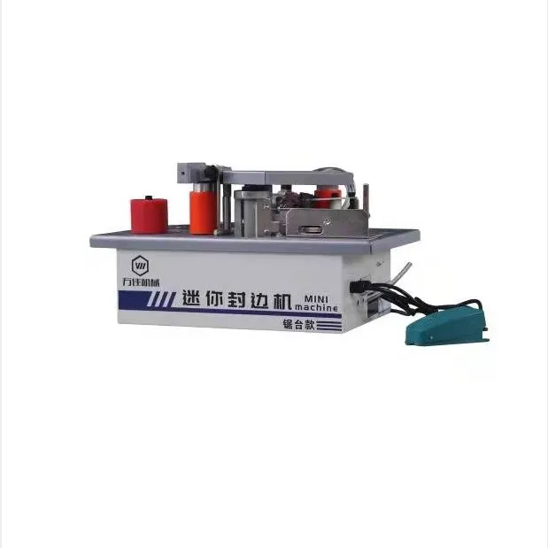 YYHC-Automatic portable  edge banding machine small straight and curve edge tape machine woodworking machinery for melamine wood