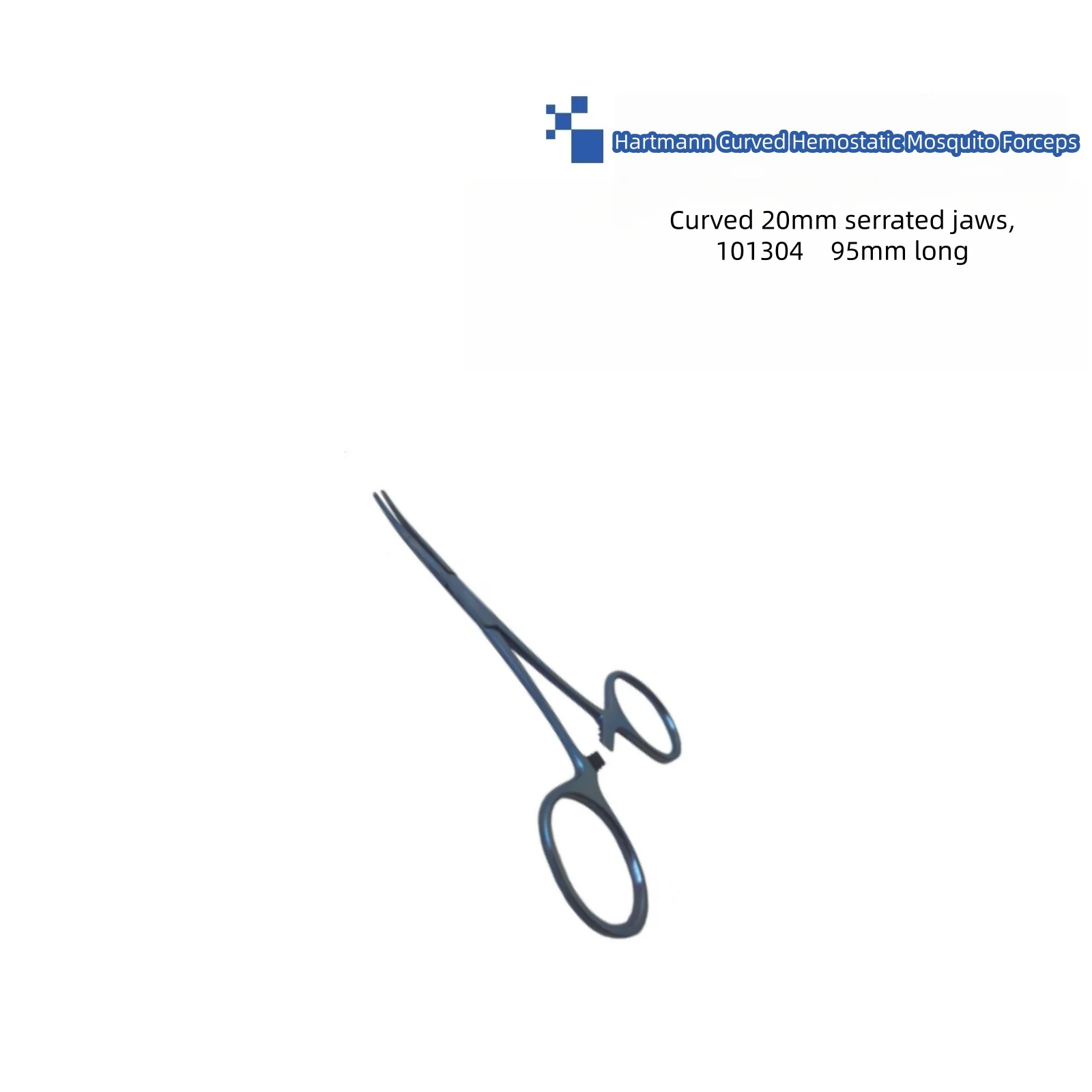 Pinzas hemostáticas curvadas Hartmann, instrumentos quirúrgicos oftálmicos, pinzas y tijeras multifuncionales de aleación de titanio