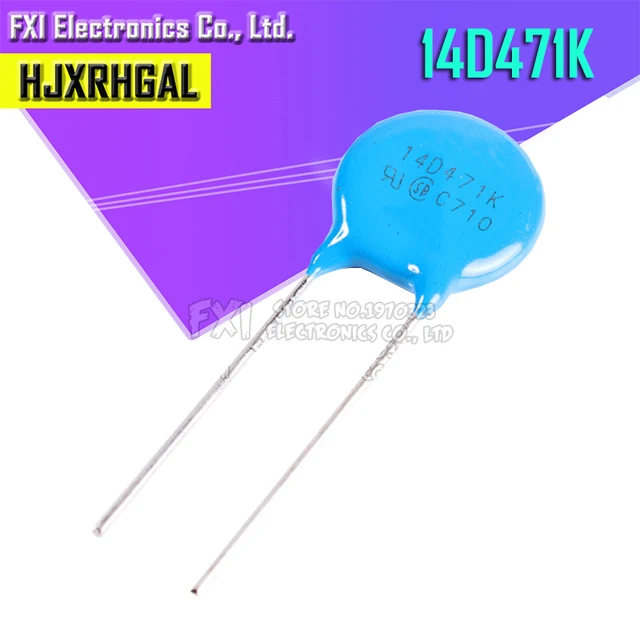 10 sztuk varistor 14D471K 470V piezorezystor 14D471