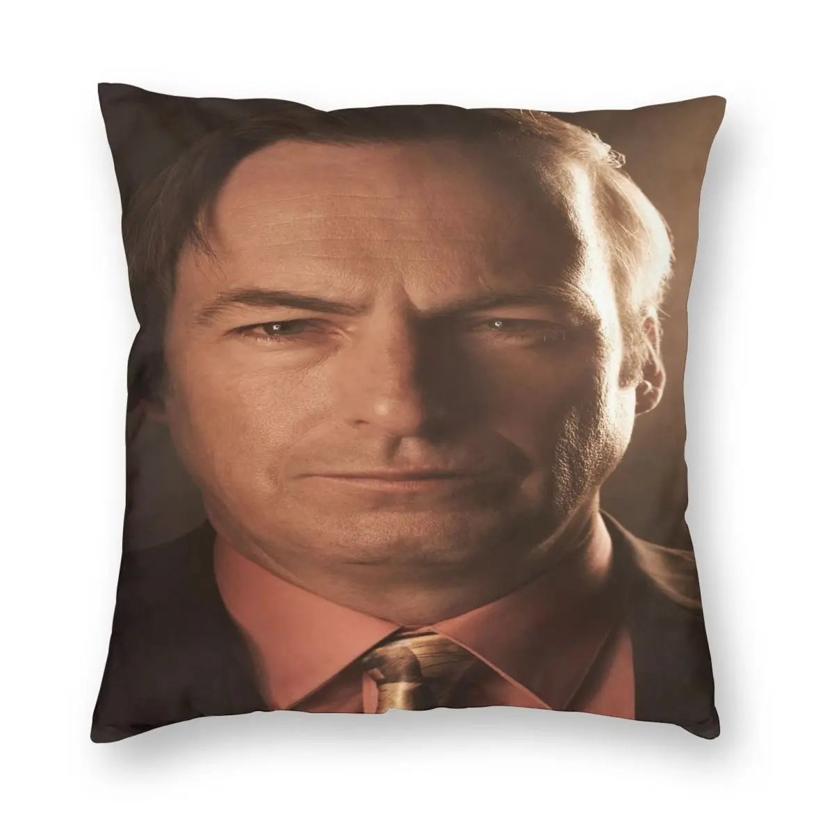 Saul Goodman Bob Odenkirk Square Pillowcase Polyester Linen Velvet Pattern Zip Decor Pillow Case Home Cushion Case Wholesale