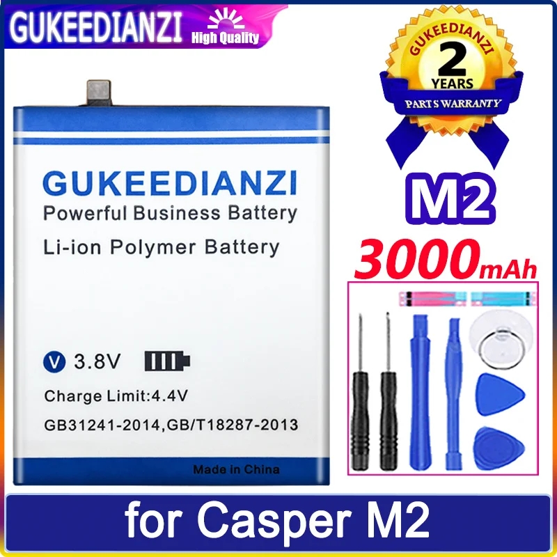 

GUKEEDIANZI Battery 3000mAh for Casper M2 Batteries