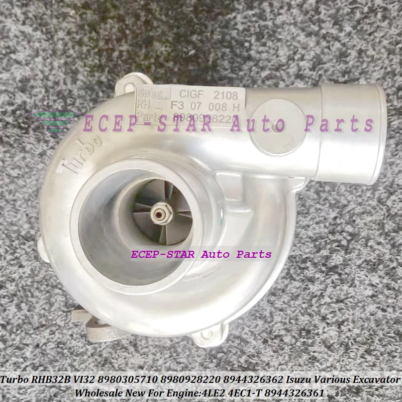 

RHB32B VI32 8980928220 8944326362 8944326361 8980305710 Turbo 8-98092822-0 VD110035 для различных экскаваторов Isuzu 4LE1 4LE2 4EC1-T