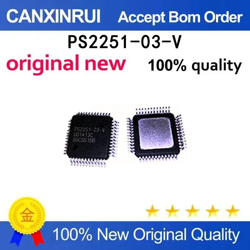 (5pcs-100pcs)New stock PS2251-03-V LQFP48