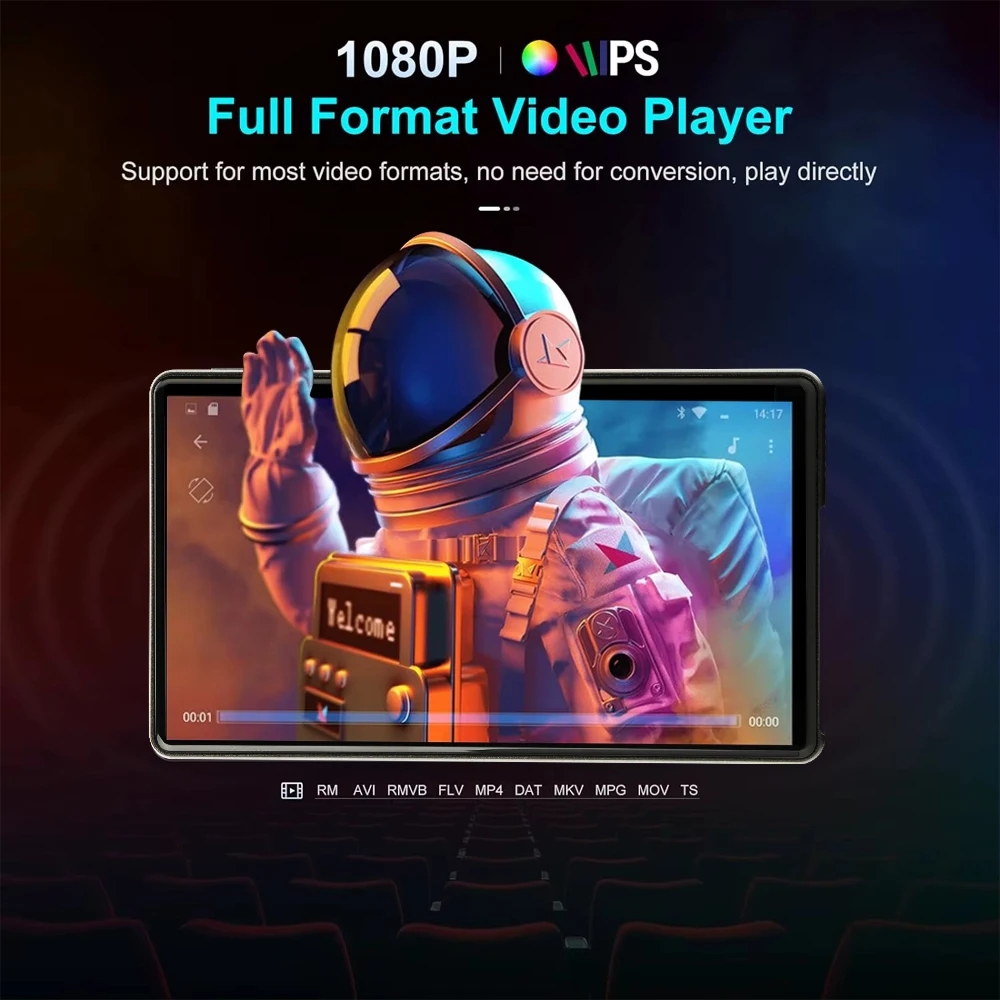 64 جيجابايت/32 جيجابايت أندرويد 11.0 واي فاي مشغل MP4 5.0 "شاشة تعمل باللمس 1080P مسجل فيديو بلوتوث 5.0 MP3 سبوتيفي/باندورا/تايدال/ديزر جديد