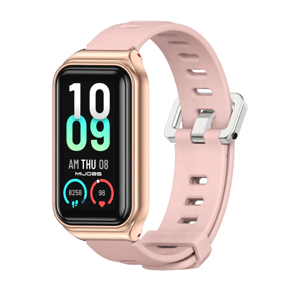 سيليكون حزام ل Amazfit الفرقة 7 معصمه حزام ساعة لينة استبدال سوار ل Huami Amazfit 7 الفرقة الساعات مقاوم للماء