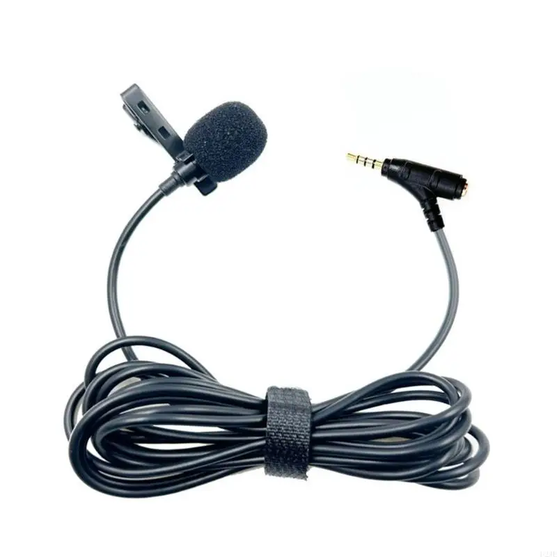 Microfono a clip del colletto U2JE Lavalier Microfono con 3,5 mm registrazione uditiva chiara