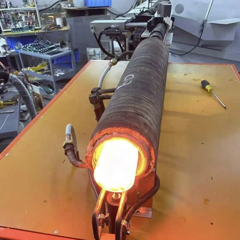 Ultra High Frequency Heating Machine Heating Quenching Forging Shaft Spherical Gear Continuous Quenching Hardening Machine