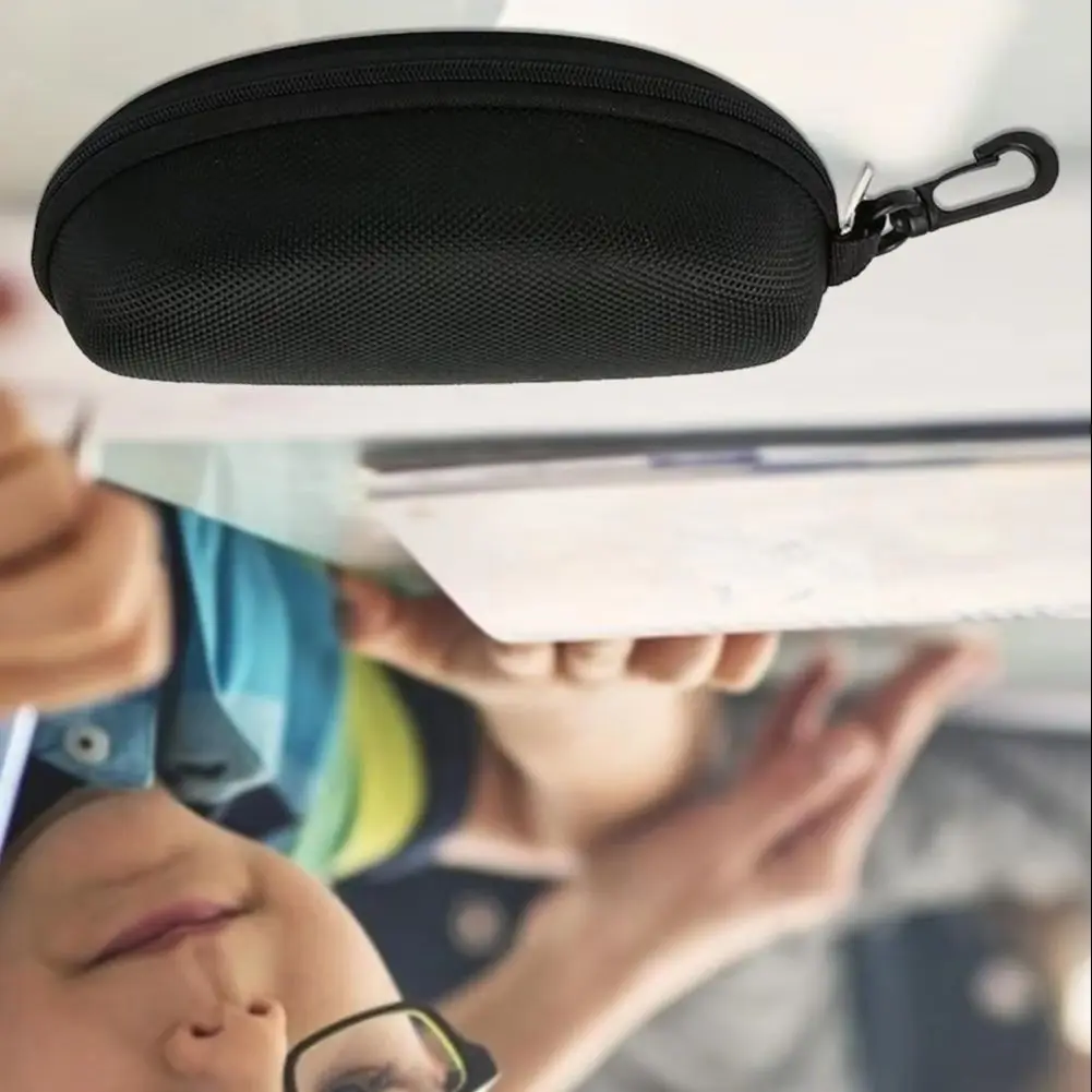 2026 Sunglasses Case Potable Unisex Black Eye Glasses Protective Box Zipper Sunglasses Hard Case Hard Shell Eyeglasses Cases